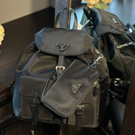 PRA DUMA 32 BACKPACK IN BLACK RE-NYLON