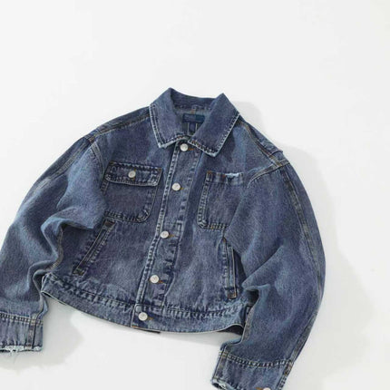 RALPH LAUREN 26S CROPPED DENIM JACKET 628