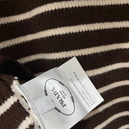 PRADA 26S KNIT ZIP-UP HOODIE 1275