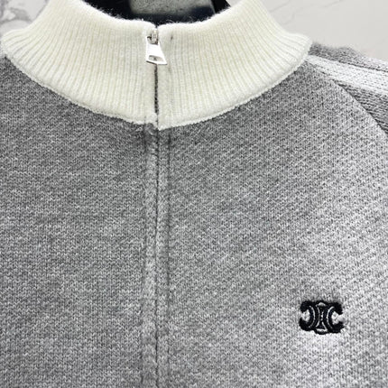 CELINE 26S ZIP-UP KNIT CARDIGAN 590