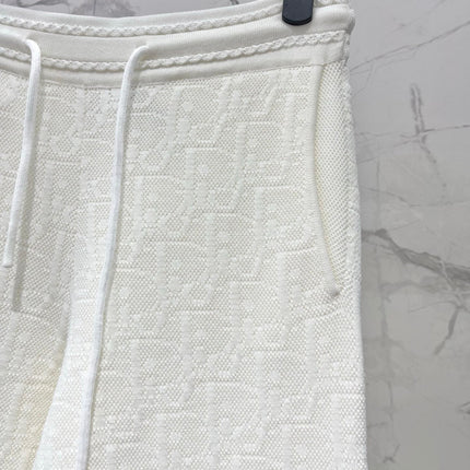 DIOR 26S KNIT DRAWSTRING PANTS 1600