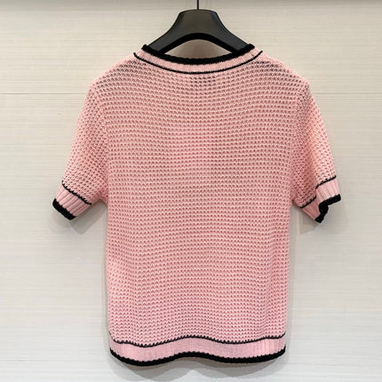 CHANEL 26S SHORT-SLEEVE SWEATER STYLE 1067