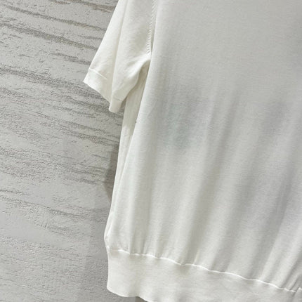 CHLOE 26S SHORT SLEEVE KNIT TOP STYLE 9