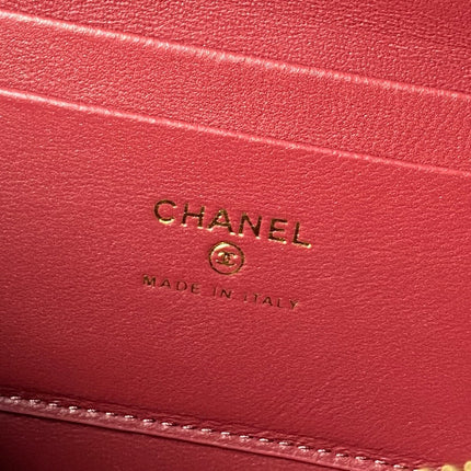 CHANEL 26S VANITY CASE 23 IN BLACK SHINY CROCODILE-EMBOSSED CALFSKIN