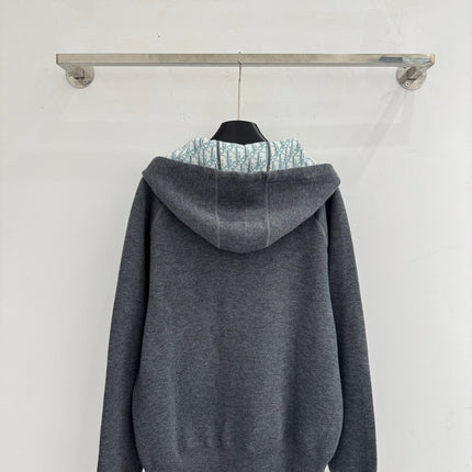 DIOR 26S REVERSIBLE ZIP-UP HOODIE 887