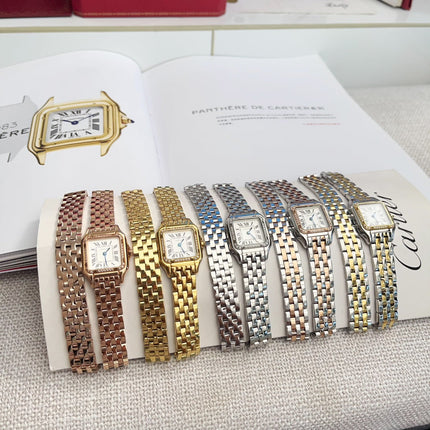 PANTHÈRE DE CARTIER WATCH GOLD AND SILVER CASE