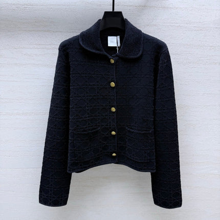 DIOR 26S KNIT COLLAR CARDIGAN 1672