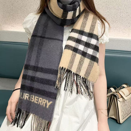 BURBERRY 26S SCARF 210 IN CASHMERE 515974
