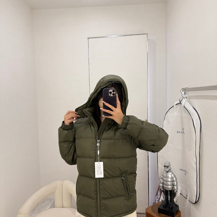 MONCLER 25S SHORT HOODED PUFFER JACKET 325
