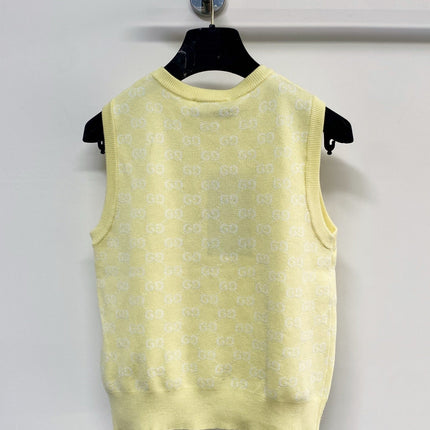 GUCCI 26S EMBELLISHED SLEEVELESS SWEATER 108