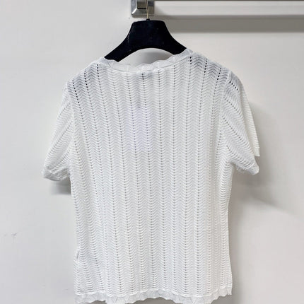 CELINE 26S KNIT SHORT SLEEVE SWEATER 197