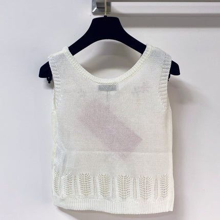 MIUMIU 26S SLEEVELESS SWEATER STYLE 1133
