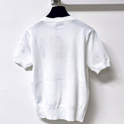 MIUMIU 26S SHORT-SLEEVED SWEATER STYLE 1049
