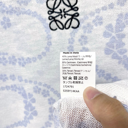 LOEWE 26S SHORT SLEEVE PRINTED KNIT TOP 519