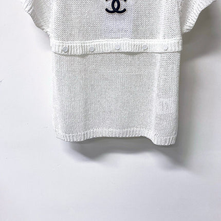 CHANEL 26S SHORT-SLEEVED KNIT SHIRT STYLE 1179