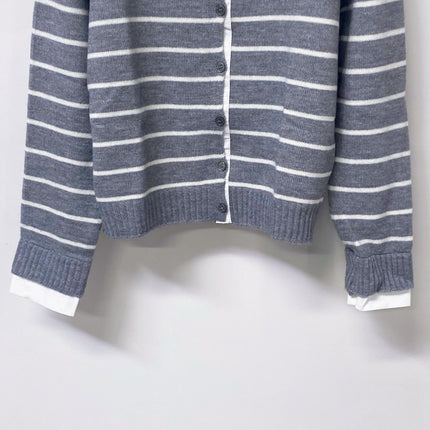 MIUMIU 26S CREWNECK KNIT CARDIGAN 1583