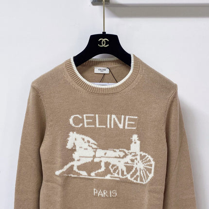 CELINE 26S CREWNECK KNIT SWEATER 611