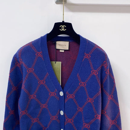 GUCCI 26S V-NECK KNIT CARDIGAN 576