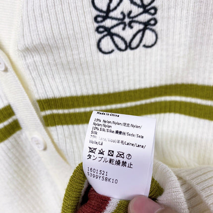 LOEWE 26S COLLAR KNIT CARDIGAN 640