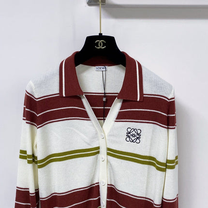 LOEWE 26S COLLAR KNIT CARDIGAN 640