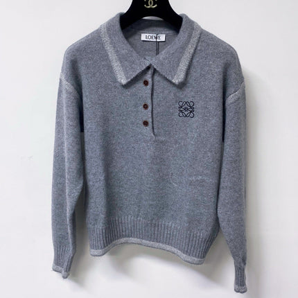 LOEWE 26S COLLAR KNIT SWEATER 626