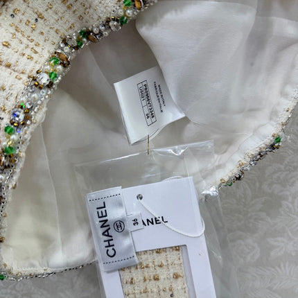 CHANEL 26S BEADED HALTER NECK VEST 821