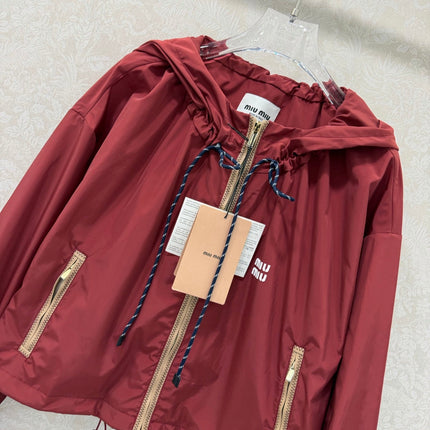 MIUMIU 26S HOODED JACKET 986
