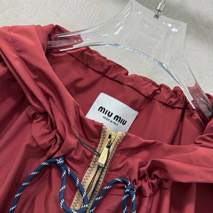 MIUMIU 26S HOODED JACKET 986