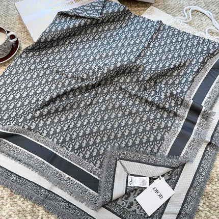 DIOR 26S SCARF 140 IN CASHMERE AND SILK 513543