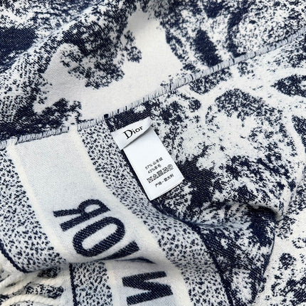 DIOR 26S SCARF 140 IN WOOL AND CASHMERE 509309