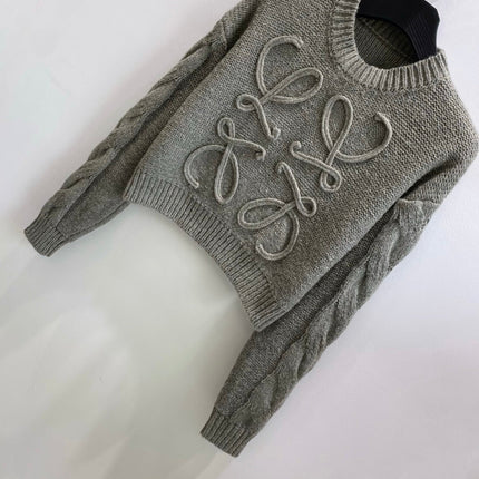 LOEWE 26S CABLE-KNIT SWEATER 620