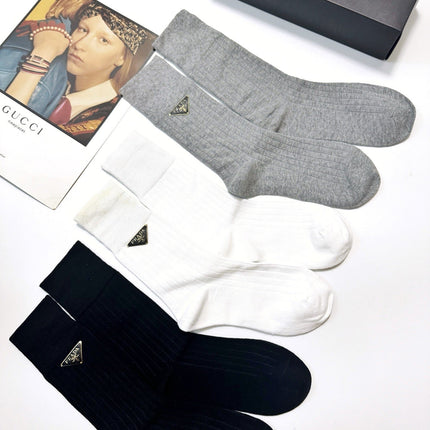 PRADA 26S CREW SOCKS 412440 (1 BOX)