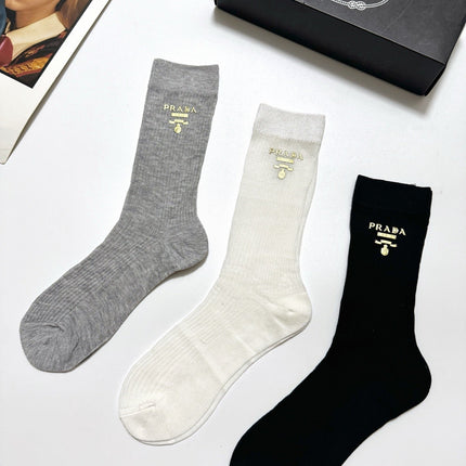 PRADA 26S CREW SOCKS 413919 (1 BOX)