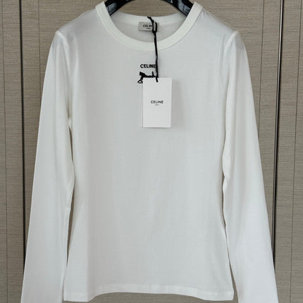 CELINE 26S LONG-SLEEVE CREWNECK T-SHIRT 562