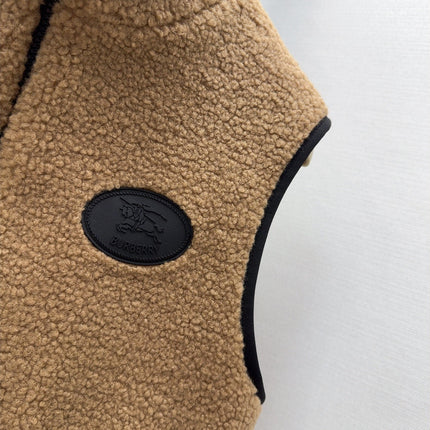 BURBERRY 25S TEDDY FLEECE VEST 0016