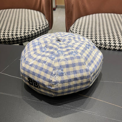 BALENCIAGA 26S PLAID BERET STYLE 6