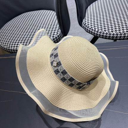 LOEWE 26S WIDE BRIM STRAW SUN HAT STYLE 053