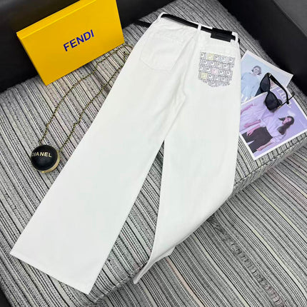 FENDI 26S STRAIGHT-LEG JEANS 233