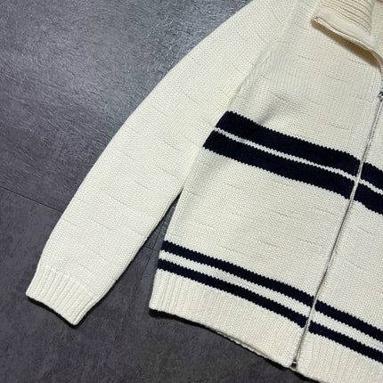 PRADA 26S ZIP-UP KNIT CARDIGAN 1206