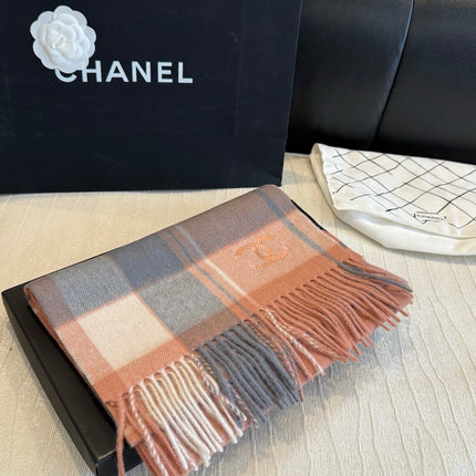 CHANEL 26S SCARF 180 IN CASHMERE 510950