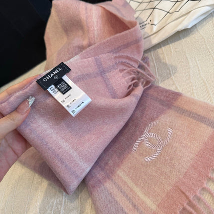 CHANEL 26S SCARF 180 IN CASHMERE 510948