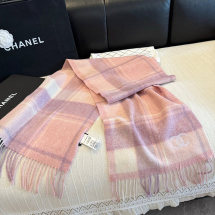 CHANEL 26S SCARF 180 IN CASHMERE 510948