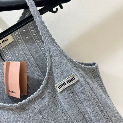 MIUMIU 26S KNIT TANK TOP 1332