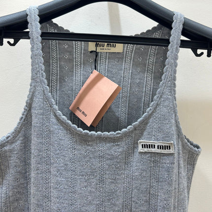 MIUMIU 26S KNIT TANK TOP 1332