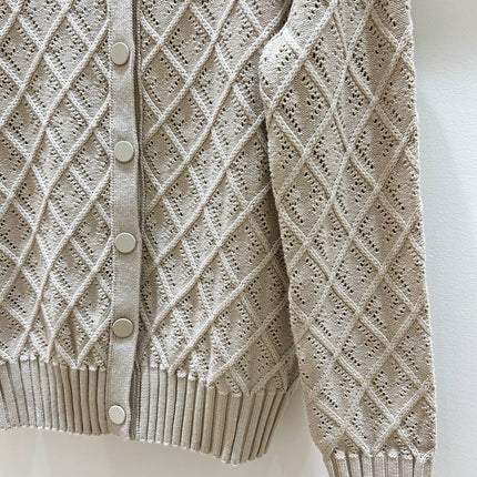 FENDI 26S KNIT CARDIGAN JACKET 551