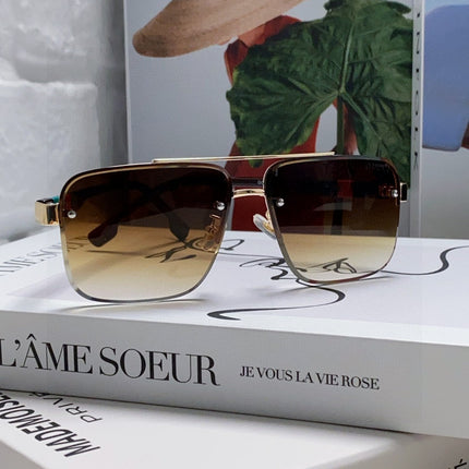 RECTANGULAR FRAME SUNGLASSES 576873 IN METAL
