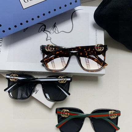 EMBOSSED LOGO BUTTERFLY FRAME SUNGLASSES 576876 IN ACETATE