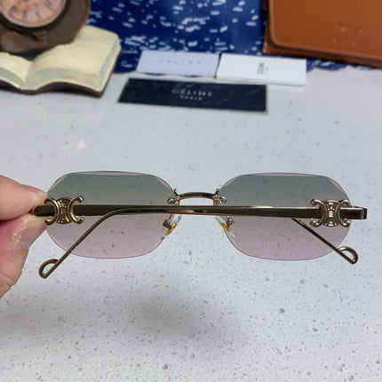 CELINE 26S POLYGONAL FRAME IN METAL 493096