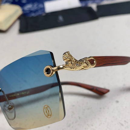 CARTIER 26S RIMLESS SQUARE FRAME IN METAL 439559