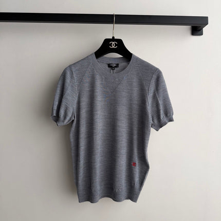 CHANEL 26S SHORT-SLEEVE KNIT TOP 917